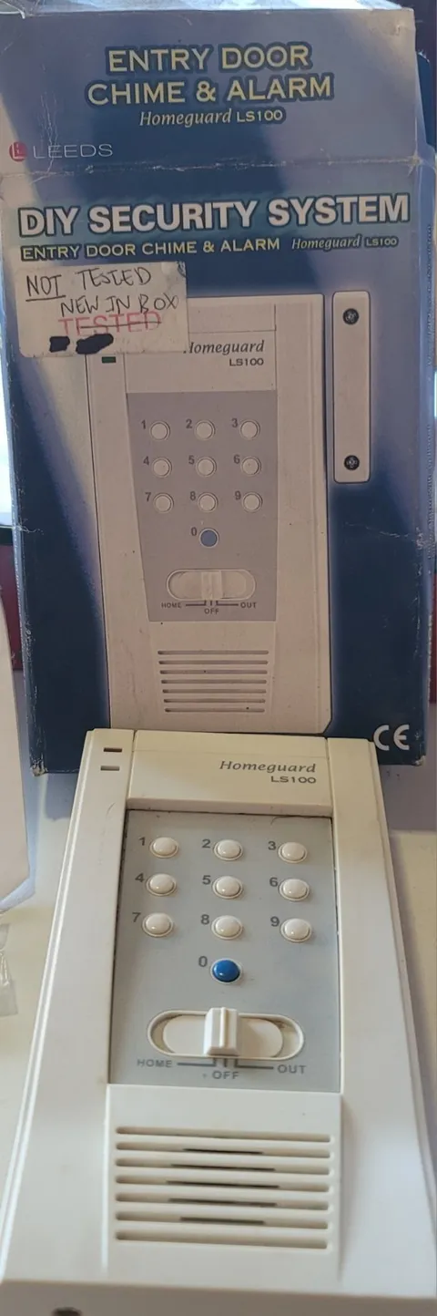 Vintage Homeguard LS100 Entry Door Alarm Chime System Security Alert Collectible