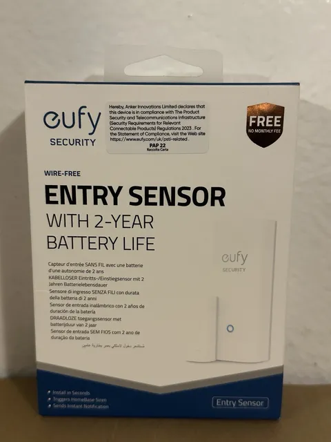 Eufy T89000D4 Wireless Entry Sensor - White
