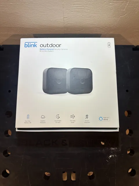Blink Outdoor 3rd Gen 2-Camera System Battery Wireless Security Cam - Open Box
