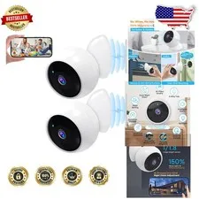 Smart WiFi Outdoor Camera System 2K | Long Battery Life | Magnetic Mount