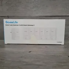GoveeLife Wi-Fi Smart Gateway 2 + Water Leak Detector 2 1+6 Pack White