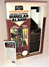Vintage PORTABLE BURGLAR ALARM Regal Startler Original Box WORKS on 9V Battery