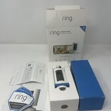 Ring Indoor Compact Plug-In HD Security Camera With Two-Talk Motion New Open Box