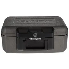 Fireproof Document Box with Key Lock, 6.1 x 14.3 x 11.2