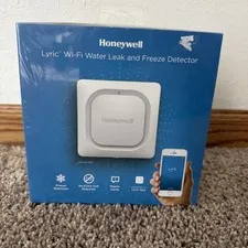 NWT Honeywell Lyric Wi-Fi Water Leak & Freeze Detector – White