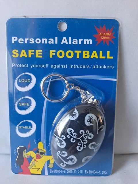 Personal Alarm Safe Football - Loud, Safe and Stable 120db