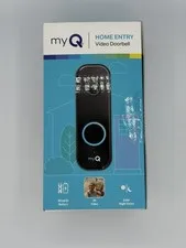 MyQ Video Doorbell 2K Camera Battery/Wired Color Night Vision (NEW IN BOX)