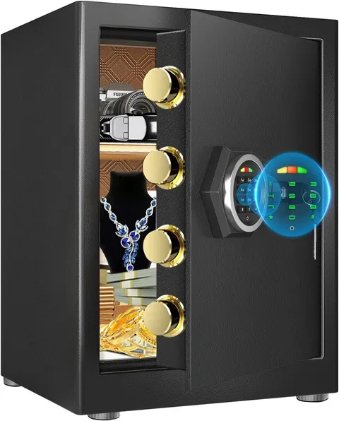 2.0 Cu Ft Security Safe with Digital Keypad, Dual Alarm System, LED Light