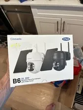 NEW Cinnado B6 2K 3MP Wireless Security With Solar Panel 1 Pack