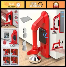 Portable Door Stopper Alarm Anti Theft Security Lock Travel Home Office