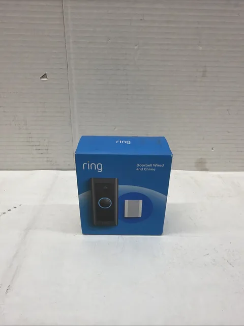 Ring - Wi-Fi Smart Video Doorbell - Wired with Chime - Black