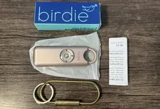 Birdie The Original Personal Safety Alarm for Women by Women Metallic Rose