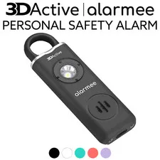 3DActive Alarmee Rechargeable Personal Safety Alarm Security Emergency SOS Light