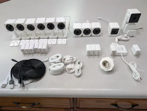 Wyze Cams! (3) v4 - (6) OG - Pan v3 - Garage Door Control v3 & More! Free Ship!