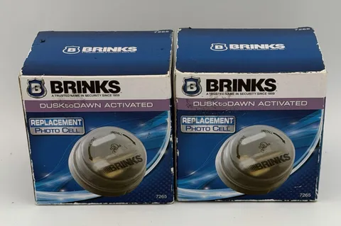 2 Brinks 7265 Dusk to Dawn Replacement Photo Cell Sensor NEW