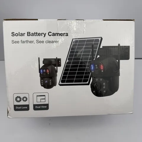 INQMEGA 4G Zoom Solar Battery PTZ Camera Outdoor IP66 Night Vision Black