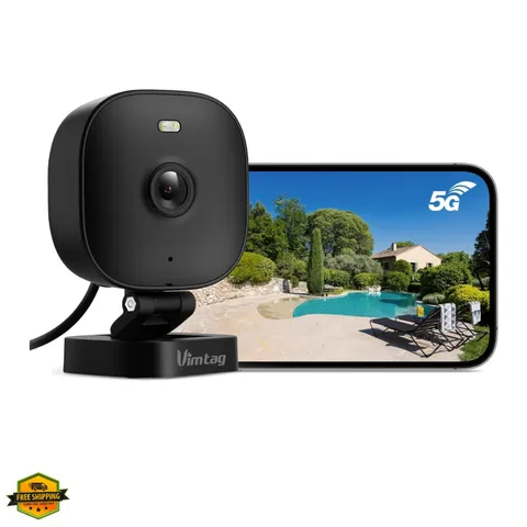 4MP Security Camera Outdoor, 2.4G/5G Cameras for Home Security with Color Nig...