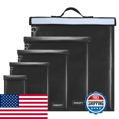 Hodufy 5 Pack Faraday Bags, Extra Large Faraday Bag Laptops & Tablets & Radio