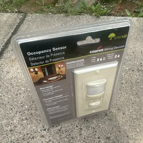 Cooper Wired Indoor Occupancy Sensor Wall Switch Auto-Off 