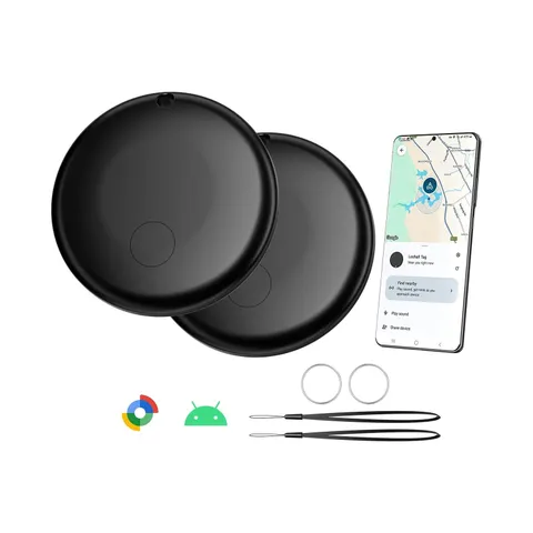 Air Smart Tags-2 Pack for Android, Google Android Tag Tracker Work ... Fast Ship