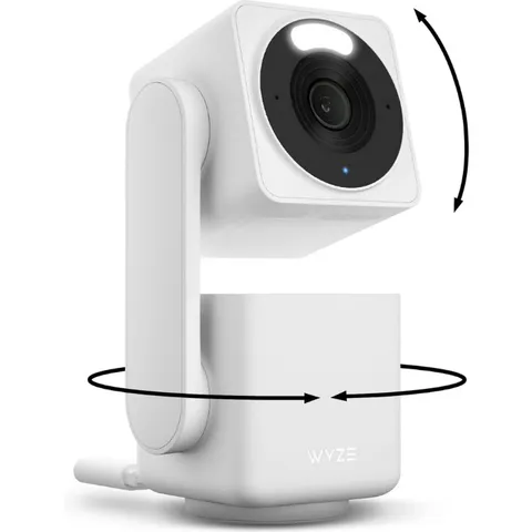 Wyze Cam Pan v4 4K Smart Security Camera, AI Indoor/Outdoor Camera with Color Ni