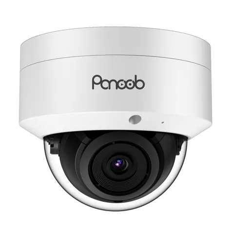 4K PoE Vandal-Proof Dome with Mic, H.265 Outdoor IP PoE , Human Vehicle Detec...