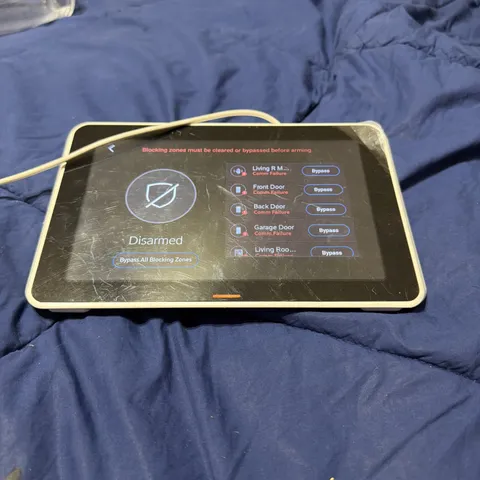 Comcast Xfinity Home Security Touchscreen XH2-TC TCHT2AA0 Used w/ CORDS