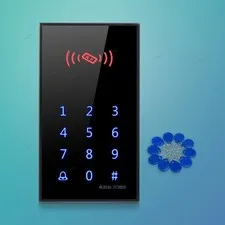 Door RFID ID Card Reader Access Control Keypad + Free10 ID Card Key Fobs