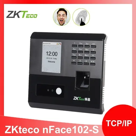 ZKTeco nFace102-S Fingerprint Facial Recognition Time Attendance Control System