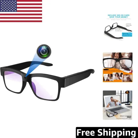 Revolutionary 1080P Smart Video Recording Glasses - Easy to Use & Portable
