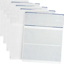 500 Blank Check Stock - Designed for Secure Computer Printed Checks with Quickbo