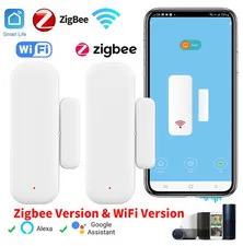 Tuya WiFi Zigbee Door Sensor Window Sensor Contact Sensor For Smart Home Smart 