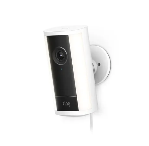Brand New Sealed Ring Spotlight Cam Pro Plug-In 2nd Gen White Retinal 4k Quality
