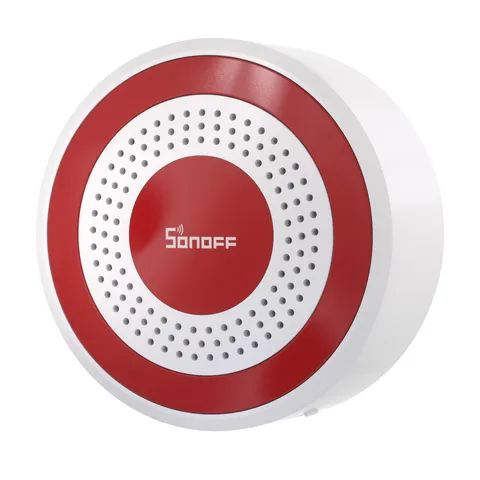 SONOFF SNZB‑09P Smart Zigbee Indoor Siren Alarm 105dB Sound‑Light Burglar Alert