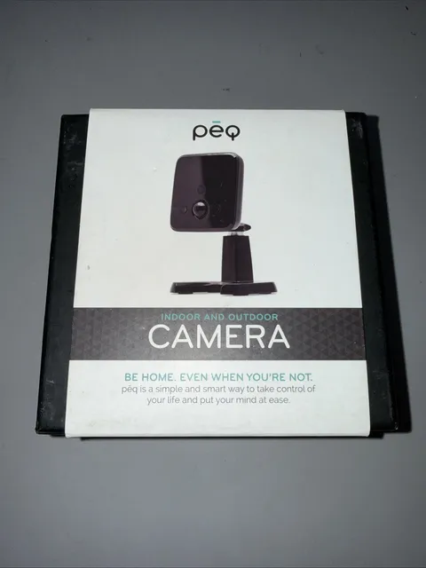 PEQ Indoor Outdoor Security Surveillance Camera Weatherproof Open Box Complete