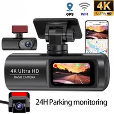 Car DVR 2 Cameras Lens Dash Camera Dual Lens Suppor Rearview Cam Video Recorder