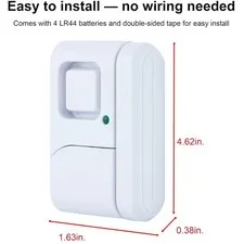 Wireless Home Security Door Alarms, 120dB, 6 Pack