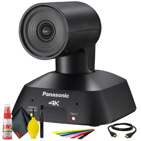 Panasonic Compact 4K PTZ, HDMI, USB, Streaming PTZ Camera  Base Bundle