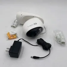 Tapo C560WS 4K 8MP Outdoor Pan/Tilt Security Camera, Wi-Fi, White