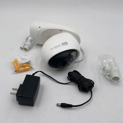 Tapo C560WS 4K 8MP Outdoor Pan/Tilt Security Camera, Wi-Fi, White