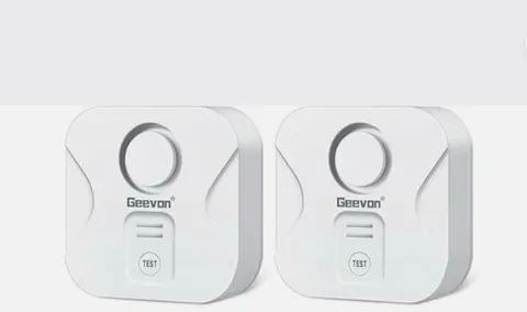 Geevon 2 Pack Water Leak Detectors for Home, 100dB Water Sensor Alarm Flood Lea