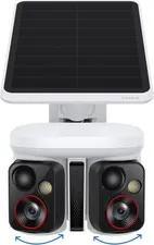 X1 Pro Dual-Tracking Solar Security Camera Outdoor Wireless, Dual 3K AI Cameras,