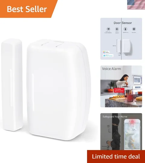 Zigbee Contact Sensor for Indoor Monitoring - Works with Alexa & SmartThings