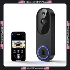 Lunelyx 1080P Wireless Video Doorbell Camera Outdoor Surveillance FHD Night