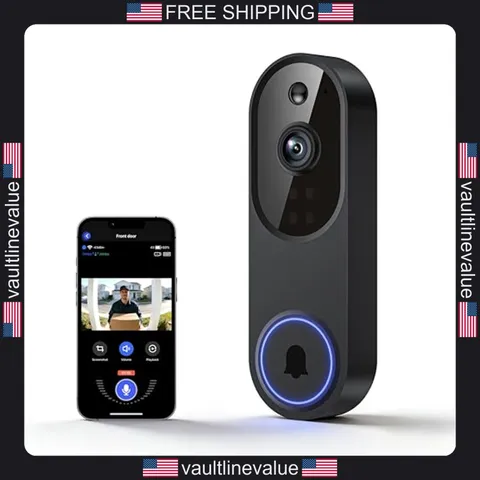 Lunelyx 1080P Wireless Video Doorbell Camera Outdoor Surveillance FHD Night