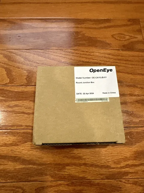 OpenEye Model Number: OE-CA10JB-01 Round Junction Box