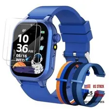 Smart Watch for Kids with 39 Games, Built-in Camera, Video Recorder, Blue