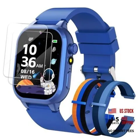Smart Watch for Kids with 39 Games, Built-in Camera, Video Recorder, Blue