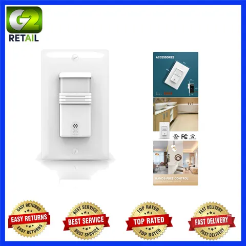 Modern Motion Sensor Light Switch - Hands-Free Control, Occupancy/Vacancy Modes