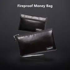 Fireproof Money Bag - 10.6"x6.7" & 5"x8" Small Fireproof Bags, Bank Deposit &...